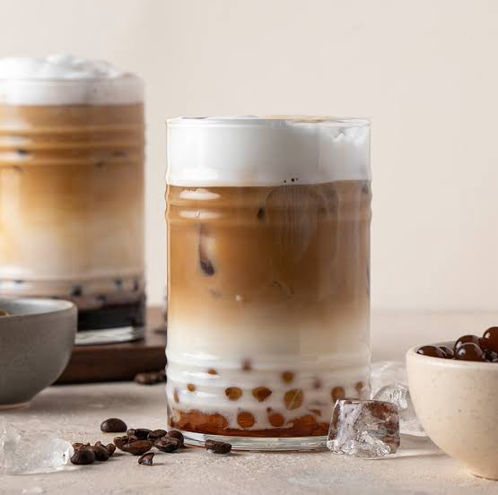 Caramel Bubble Tea Latte